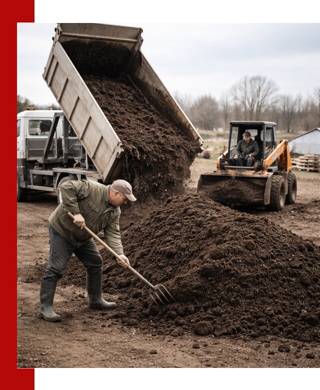 Доставка и продажа перегноя в Геленджике быстро и дешево