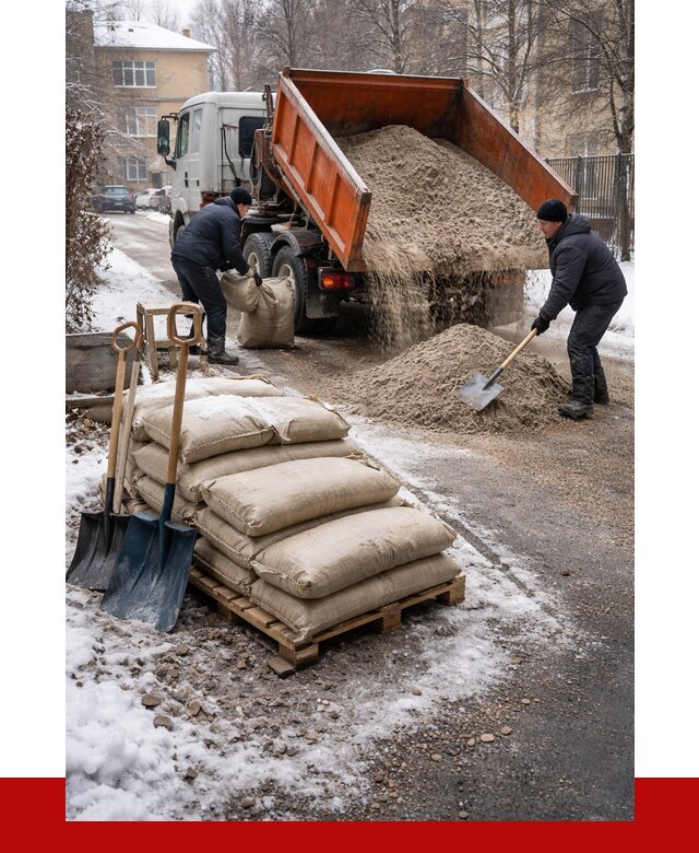 Противогололедные материалы оптом в Геленджике от 4365 р. | ПРОНЕРУДГлн