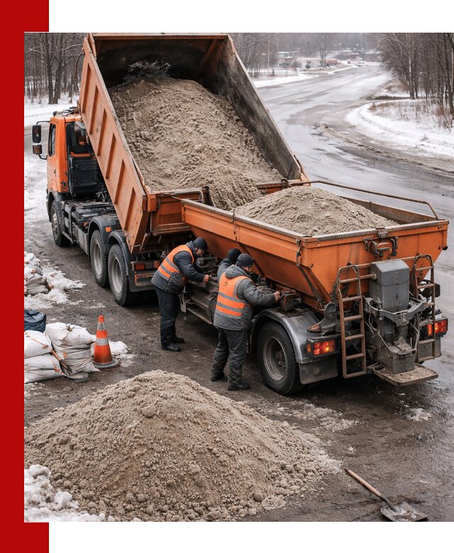 Поставка и вывоз пескосоля в Геленджике оптом и в розницу