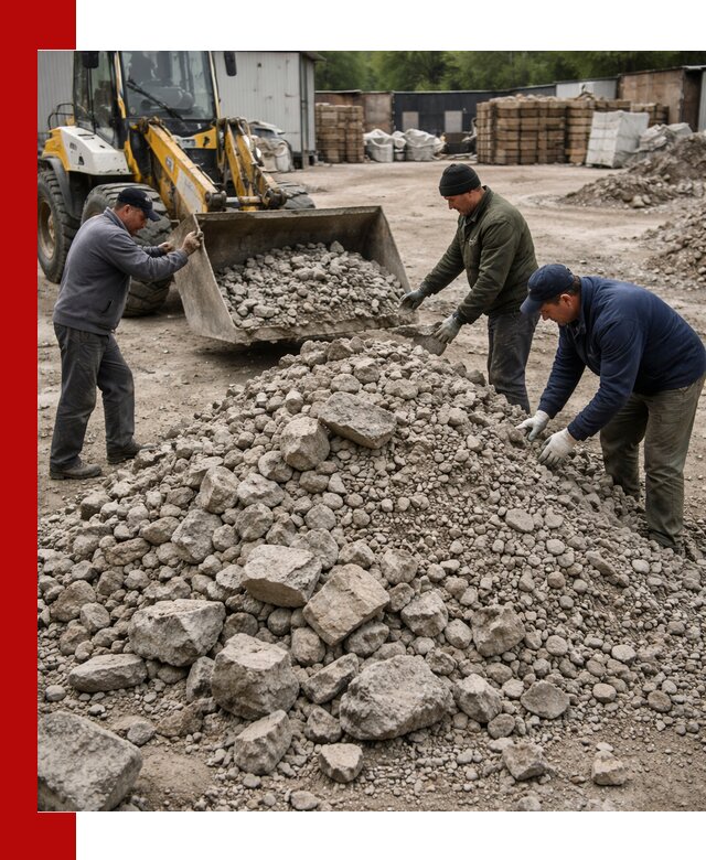 Демонтаж и вывоз бой бетона в Геленджике