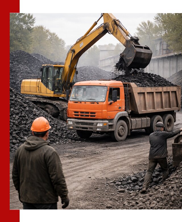 Доставка угля автотранспортом в Геленджике быстро и выгодно