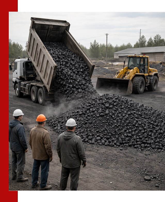 Доставка угля антрацита в Геленджике с самосвалами и погрузкой