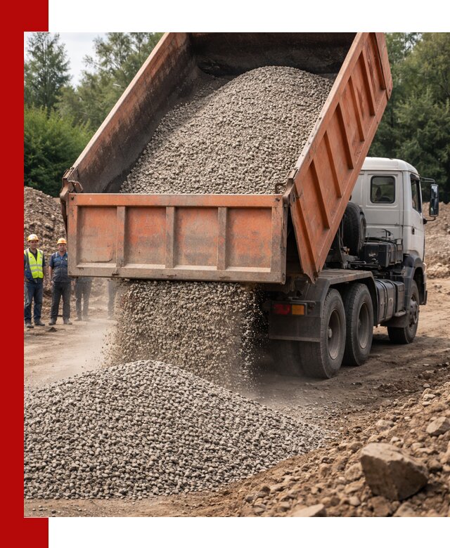 Доставка сыпучих материалов самосвалом в Геленджике быстро и надежно