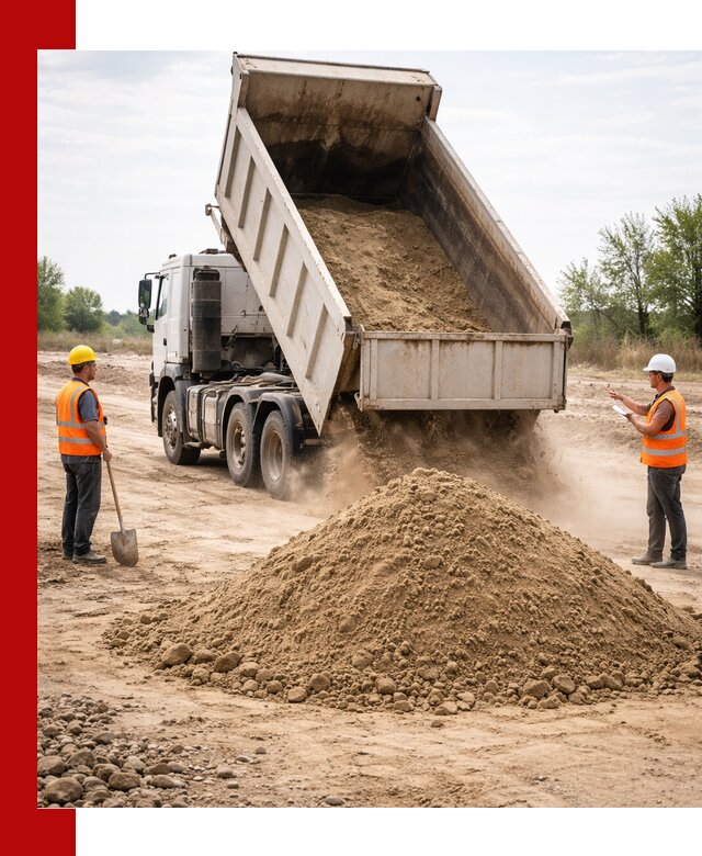 Доставка самосвалом 15 кубов в Геленджике за город и по городу