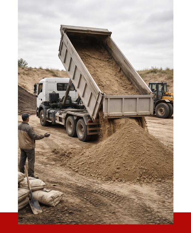 Доставка самосвалом 20 кубов в Геленджике от 7796 р. | ПРОНЕРУДГлн