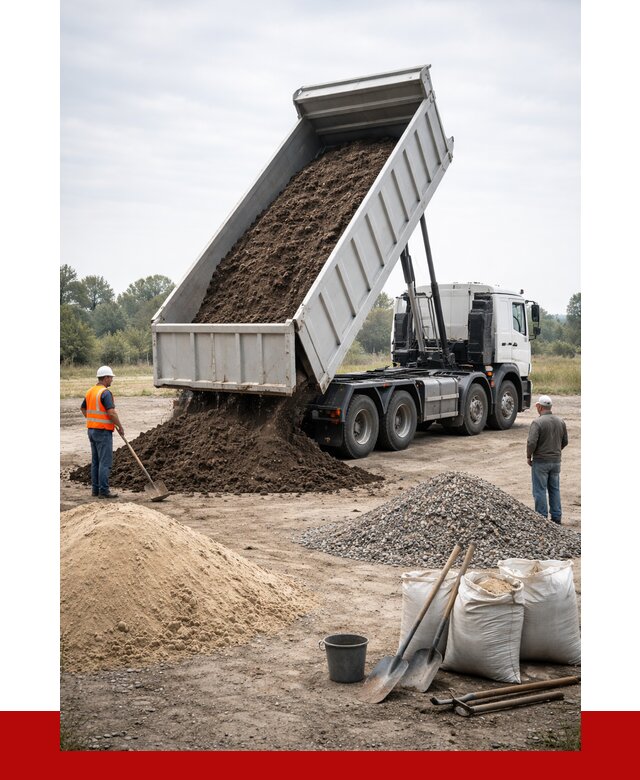 Доставка самосвалом 30 кубов в Геленджике от 8835 р. | ПРОНЕРУДГлн