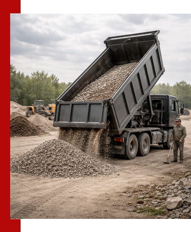 Доставка самосвалом 30 м3 по выгодным ценам в Геленджике