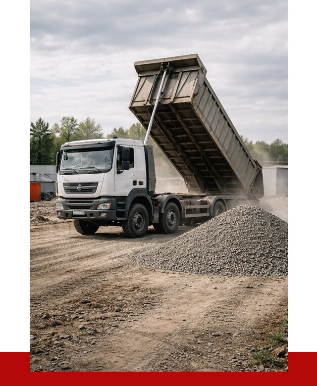 Доставка самосвалом 40 кубов в Геленджике от 9355 р. | ПРОНЕРУДГлн