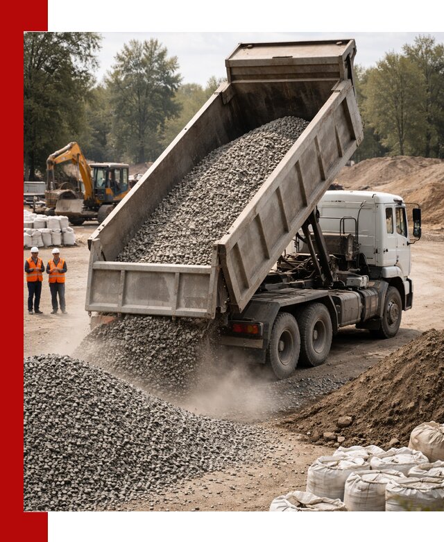 Аренда самосвала в Геленджике для доставки сыпучих и нерудных материалов