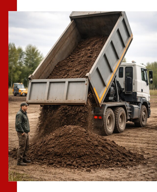 Аренда самосвала с водителем в Геленджике для сыпучих грузов и навоза