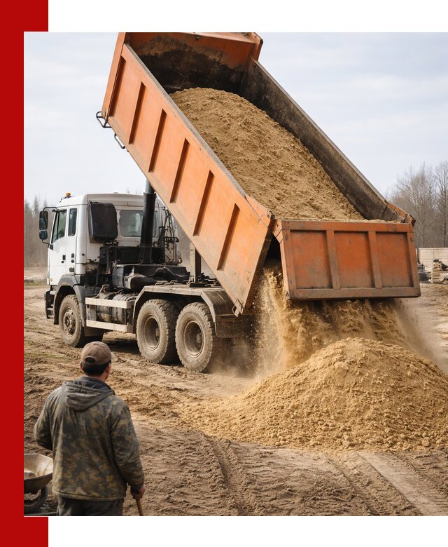 Аренда самосвала 20 тонн для перевозки грузов в Геленджике