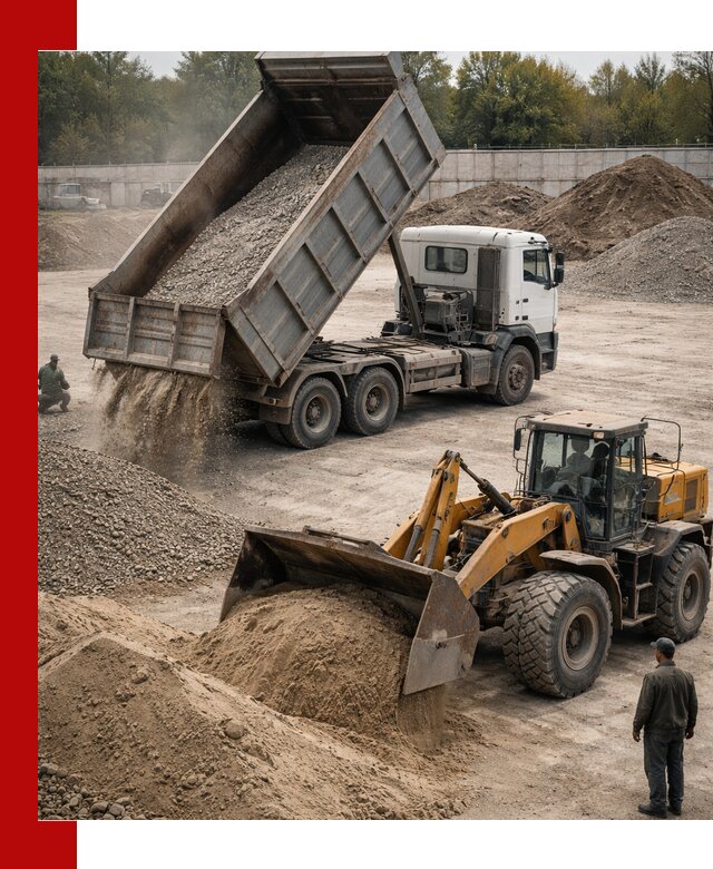 Перевозка сыпучих грузов самосвалами и бортовыми в Геленджике