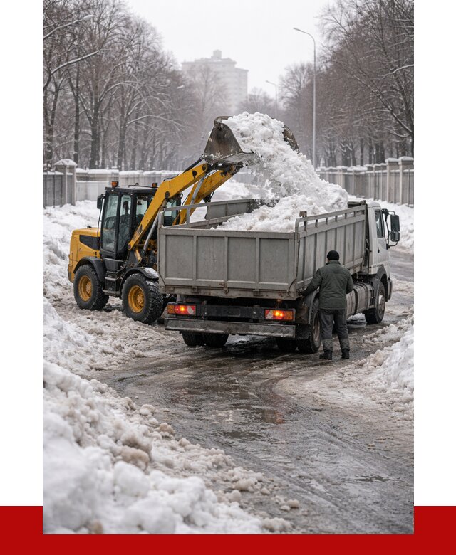 Вывоз снега с погрузкой в Геленджике от 3638 р. ПРОНЕРУДГлн