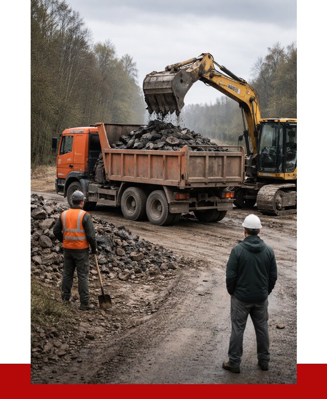 Вывоз асфальта в Геленджике от 4677 р. самосвалом ПРОНЕРУДГлн