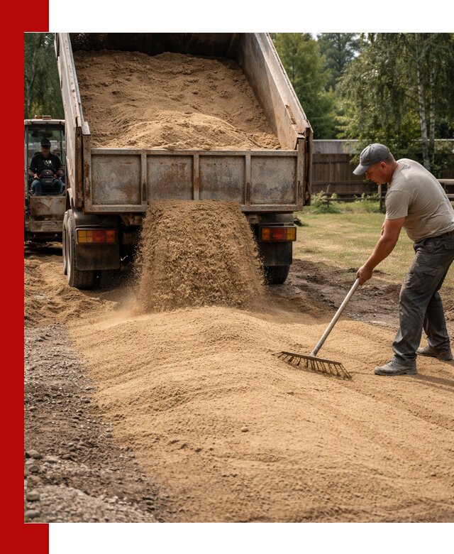 Отсыпка участка песком в Геленджике быстро и качественно