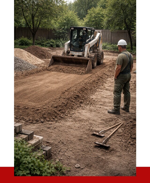 Выравнивание участка под ключ в Геленджике от 3638 р. | ПРОНЕРУДГлн